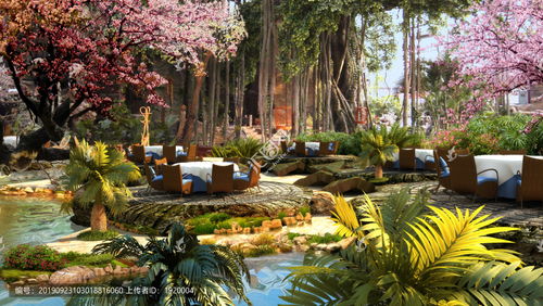 生態園效果圖設計模板下載 模型設計與景觀素材整合指南